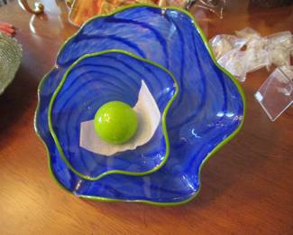 Mitchell hand blown glass *looks like Chihuly!