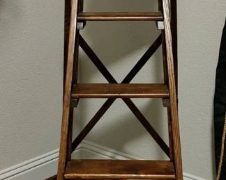 Old ladder, used for decor.