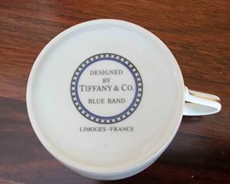 Tiffany & Co. Blue Band Limoges France Dishware