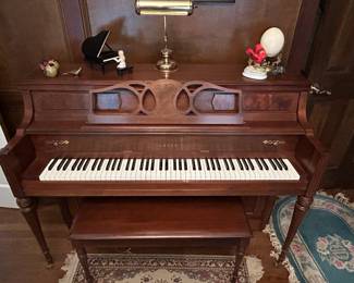 Yamaha Upright Walnut Piano