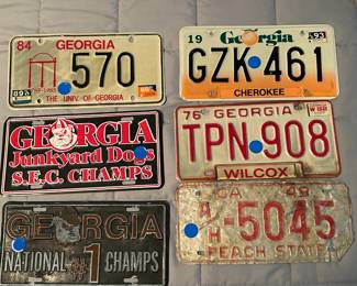 Incredible License Plate Collection