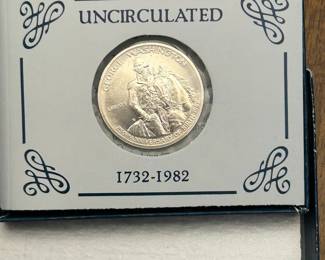 1982 George Washington Uncirculated Silver Half Dollar