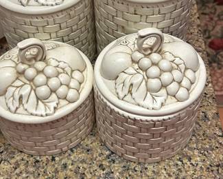 Fruit Design Cannister Set