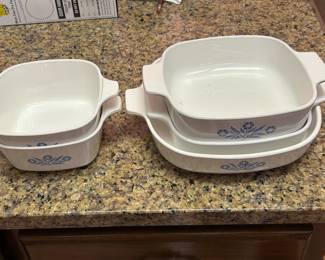CorningWare Blue Cornflower Dishes