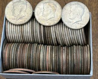Assorted Kennedy Half Dollars