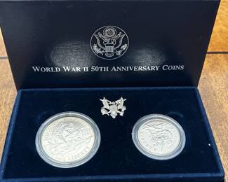 Two Coin World War II Anniversary Proof Set