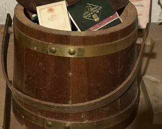 Bucket of Vintage Matchbooks