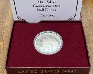1982 George Washington Proof Silver Half Dollar