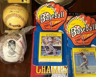 Vintage Braves Baseball Collectibles