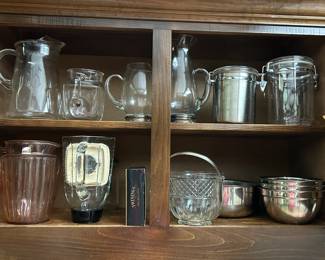 Serving Dishes and Pitchers