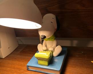 Vintage Snoopy Desk Lamp