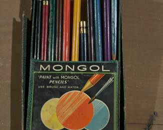 Vintage 1950's Mongol Eberhard Faber Colored Pencils