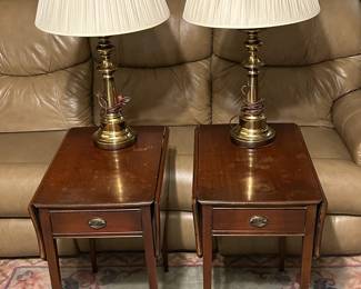 Pair of Drop Leaf Side Tables