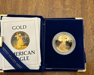 1oz Gold Proof 22K American Eagle Coin w/ Box