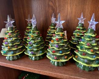 Ceramic Lighted Christmas Trees