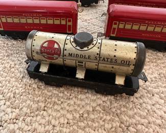 Huge Marx Train Set Metal Train, 3 locomotives