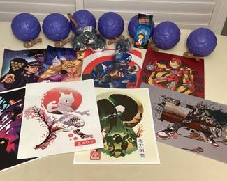 CMS141 Anime Art Posters, Naruto Keychain & More!