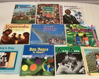 CMS050 Ten Children’s Hawaiian Hardcover Books 