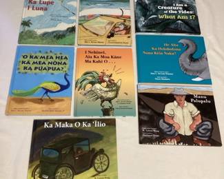 CMS041 Eight Children’s Hawaiian Hardcover Books 