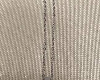 CMS062 Carved Jade Lucky Neko Cat Pendant & 17” Sterling Silver Chain New