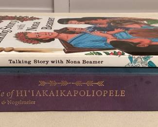 CMS058 Two Hardcover Books About Hawaiian Folklore & Legend
