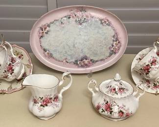 CMS014 Vintage Fine China Tea Set