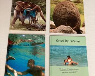 CMS045 Four Children’s Hawaiian Folklore & Legend Hardcover Books