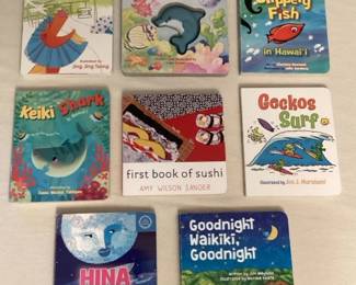 CMS040 Eight Children’s Hawaiian Board Books
