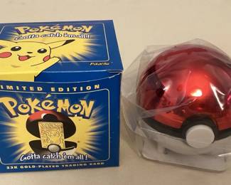 CMS131 Limited Edition Pokémon Pikachu 23K Gold-Plated Trading Card