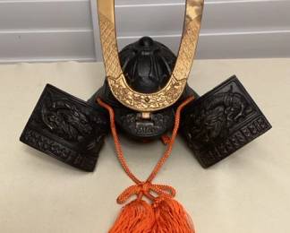 CMS024 Japanese Cast Iron Replica Samurai Helmet