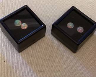 CMS091 Four Pairs Of Gorgeous Opal Stones New
