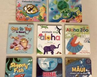 CMS039 Eight Children’s Hawaiian Board Books 