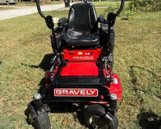 Gravely Commercial Zero Turn, 444 hours, model 992056; S/N 001542; very well maintained-priced at $2,000.00 - and we we accept any reasonable offer through Friday at 3:00 pm - highest bid will be accepted and bidder will be notified Friday evening