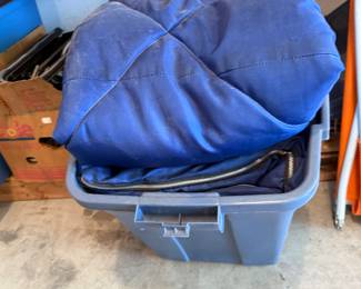 sleeping bags, camping tents, camping accessories