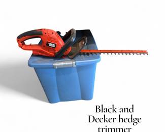 Black and Decker hedge trimmer