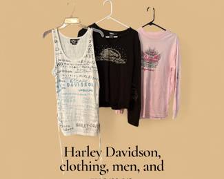 Harley Davidson clothing, men and women