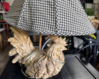 Farmhouse style Rooster lamp…$20