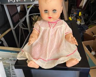 C. 1950 baby doll…movable arms & legs, sleep eyes…$45.00