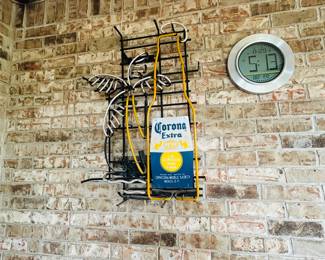 Corona neon sign