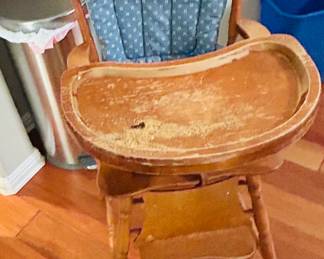 Antique highchair