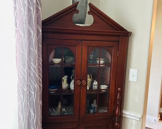Corner cabinet solid wood