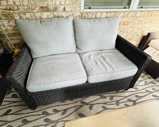 Patio love seat