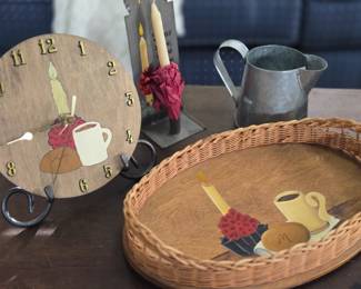 Assorted Moravian decor 