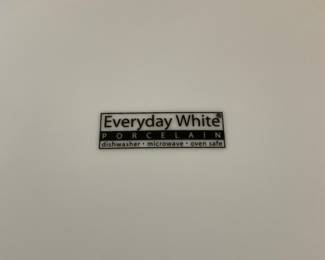 white plates