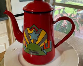 Peter Max coffee pot