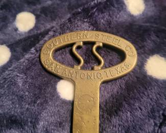 SOUTHERN STEEL COMPANY JAIL KEYS