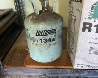 30 lb. Cylinders of R134a refrigerant