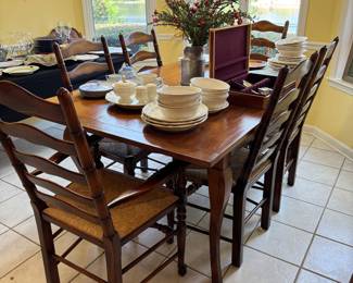 Table and 6 chairs