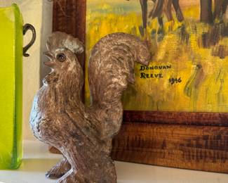 Vintage Peters Old Glaze Rooster