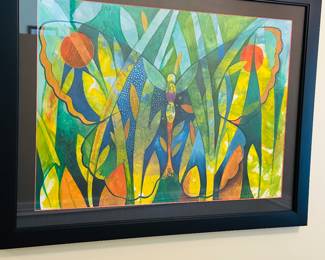 Original art throughout the home